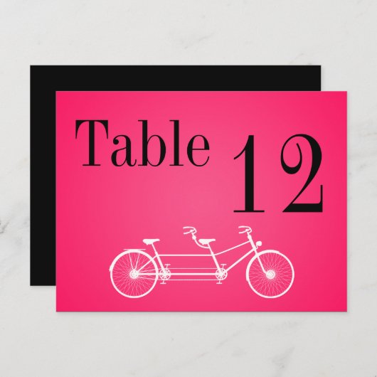 Numéro de la carte Whimsical Rose Automne Double V (Devant / Derrière)