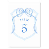 Numéro de la table de crête de mât bleu clair (Par défaut)