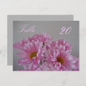 Numéro de la table de fleurs Carte postale (Devant / Derrière)