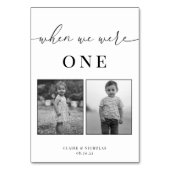 Numéro de la table de mariage moderne élégant (Par défaut)