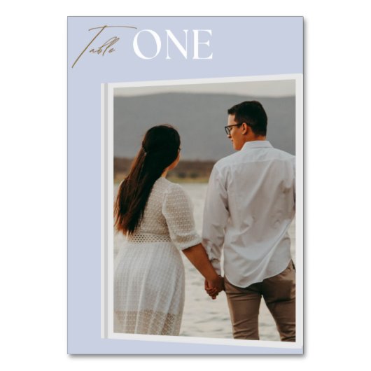 Numéro de la table de photos du thème mariage (Par défaut)