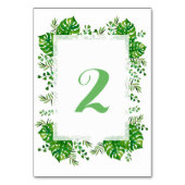 Numéro de la table mariage de l'aquarelle de congé (Par défaut)
