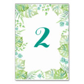 Numéro de la table mariage de l'aquarelle de congé (Par défaut)