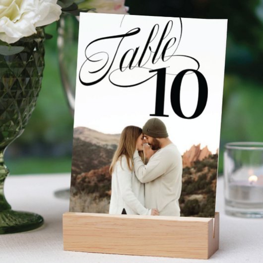 Numéro de la table si fantaisie Photo