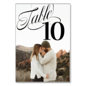 Numéro de la table si fantaisie Photo (Dos)