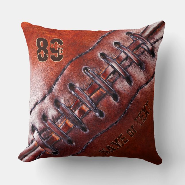 Numéro de maillot, Coussin de football vintage coo (Recto)