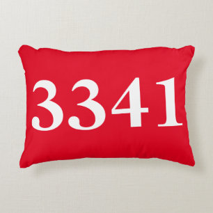 Numéro de maison Coussin décoratif