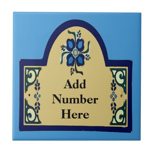 Numéro de maison Modifier le carreau de texte (Devant)