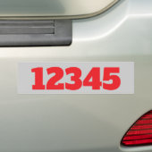 Numéro de maison Sticker modifier le texte (En voiture)