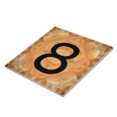 Numéro de maison sur le carreau de céramique de (Côté)