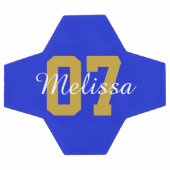 Numéro de nom bleu personnalisé (Plat)