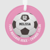 Numéro de nom personnalisé Message Soccer Ball (dos)