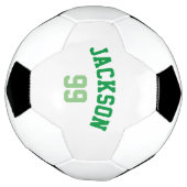 Numéro de nom personnalisé Vert minimal (Tourné)