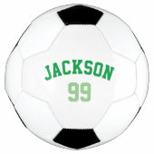 Numéro de nom personnalisé Vert minimal (Devant)