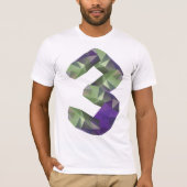 Numéro de police de cristal 3 Mens T-shirt (Devant)