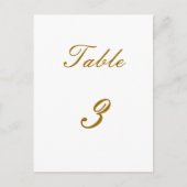 Numéro de table (Devant)