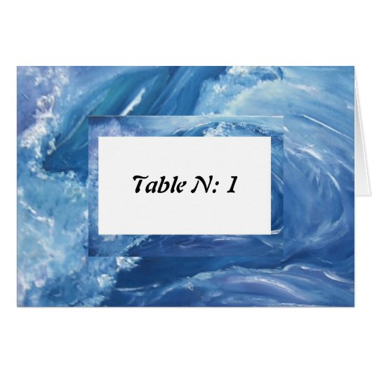 numéro de table (Devant Horizontal)