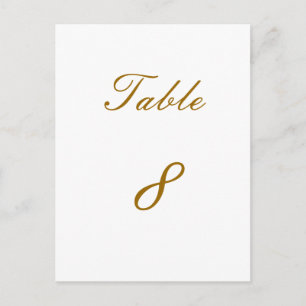 Numéro de table