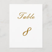 Numéro de table (Devant)