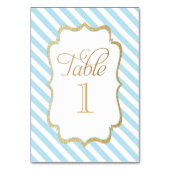 Numéro de table (Par défaut)