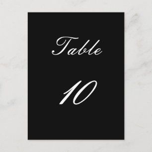 Numéro de table