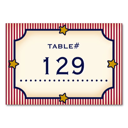 Numéro De Table 1904 Bully Pulpit (Collection de Mariages) (Devant)