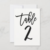Numéro de table 2 de style moderne tendance de typ (Devant)