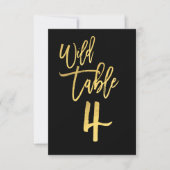 Numéro de table 4 pour une fête d'anniversaire sau (Devant)