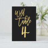 Numéro de table 4 pour une fête d'anniversaire sau (Debout devant)