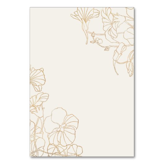 Numéro De Table 50e anniversaire de l'or (Dos)