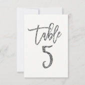 Numéro de table 5 à motif moderne tendance avec pa (Dos)