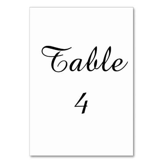 Numéro De Table 65e ANNIVERSAIRE Mariage SAPPHIRE (Dos)