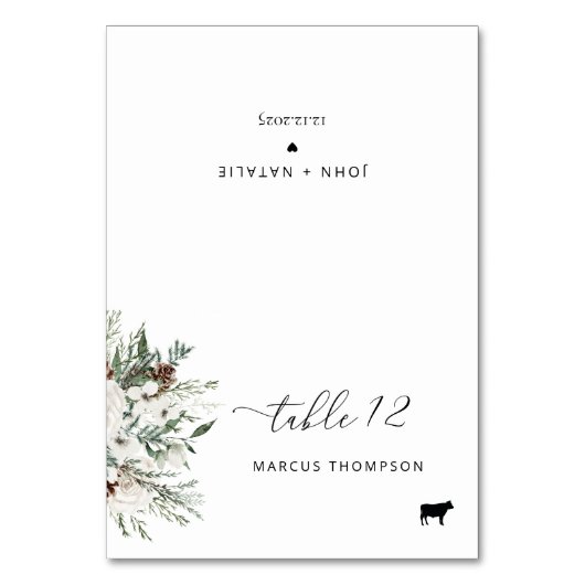 Numéro De Table À feuillage persistant moderne Beef repas choix ca (Par défaut)