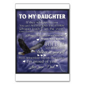 Numéro De Table À Ma Fille, Don D'Anniversaire Fille Fille Fille F (Par défaut)