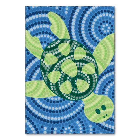 Numéro De Table Aboriginal turtle (Par défaut)