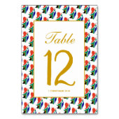 Numéro De Table AFRIQUE DU SUD Banquet de célébration Mariage Chré (Par défaut)