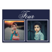 Numéro De Table Age de la mariée Elégant Couleur personnalisée Num (Dos)