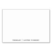 Numéro De Table Agneau de bébé (Dos)