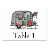 Numéro De Table Airstream (Dos)