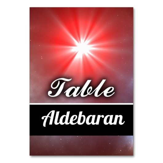Numéro De Table Aldebaran (Par défaut)