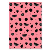 Numéro De Table Amusante Pun de Fruit Berry Classroom Valentine Ca (Dos)