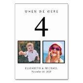 Numéro De Table Amusement photo mariage (Par défaut)