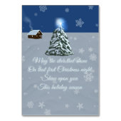 Numéro De Table Ange de neige (Dos)