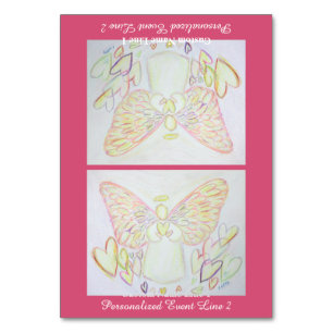 Numéro De Table Angel des Coeurs Inspiration Table Tente personnal