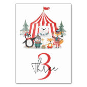 Numéro De Table Anniversaire Cirque d'Hiver  (Dos)