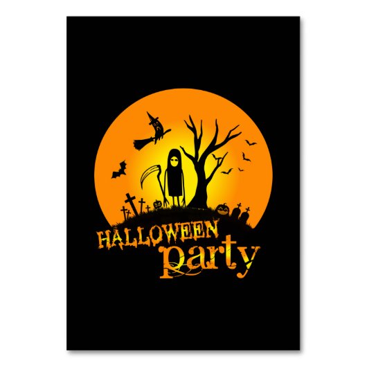 Numéro De Table Anniversaire de la fête d'Halloween (Par défaut)