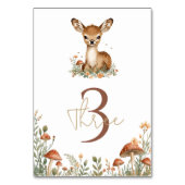 Numéro De Table Anniversaire des cerfs de bois rustique (Par défaut)