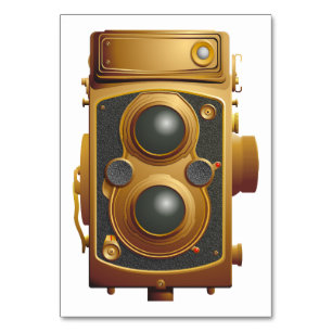 Numéro De Table Appareil photo steampunk vintage