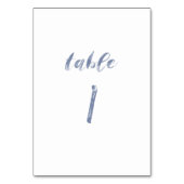 Numéro De Table Aquarelle bleu foncé Numéros de tableau (Par défaut)