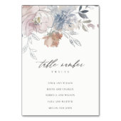 Numéro De Table Aquarelle florale Mariage floral (Par défaut)